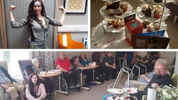 Boston care home host bake sale and raffle for Comic Relief